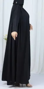 عباية نورسين اسود