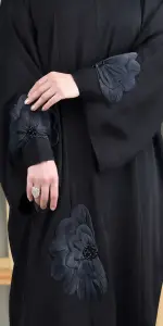 عباية اوسلين اسود