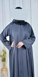 عباية نورسين رمادي