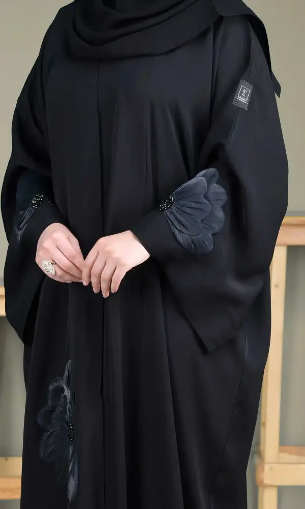 عباية اوسلين اسود